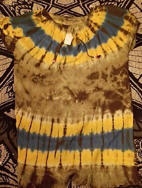 Beautiful Hand Dyed Baby Doll Top